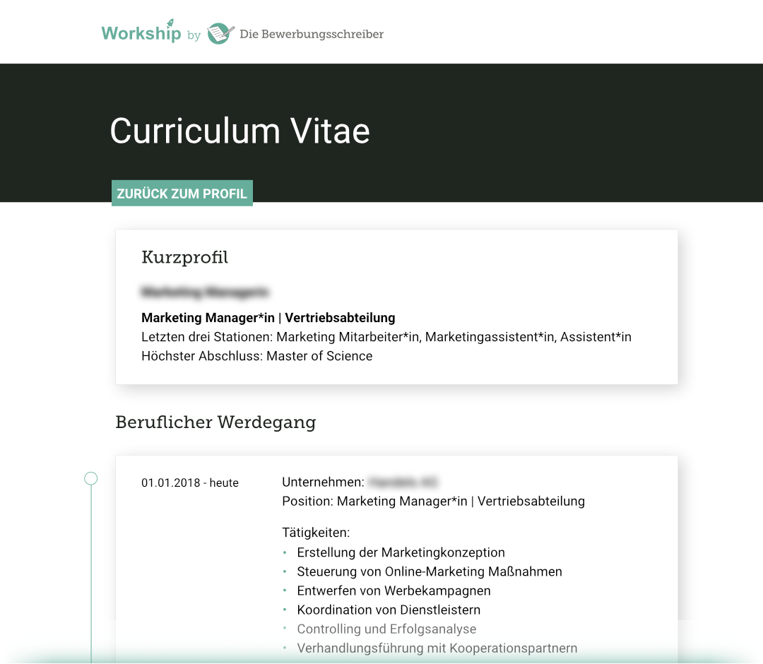 Workship Profil Workship Profil