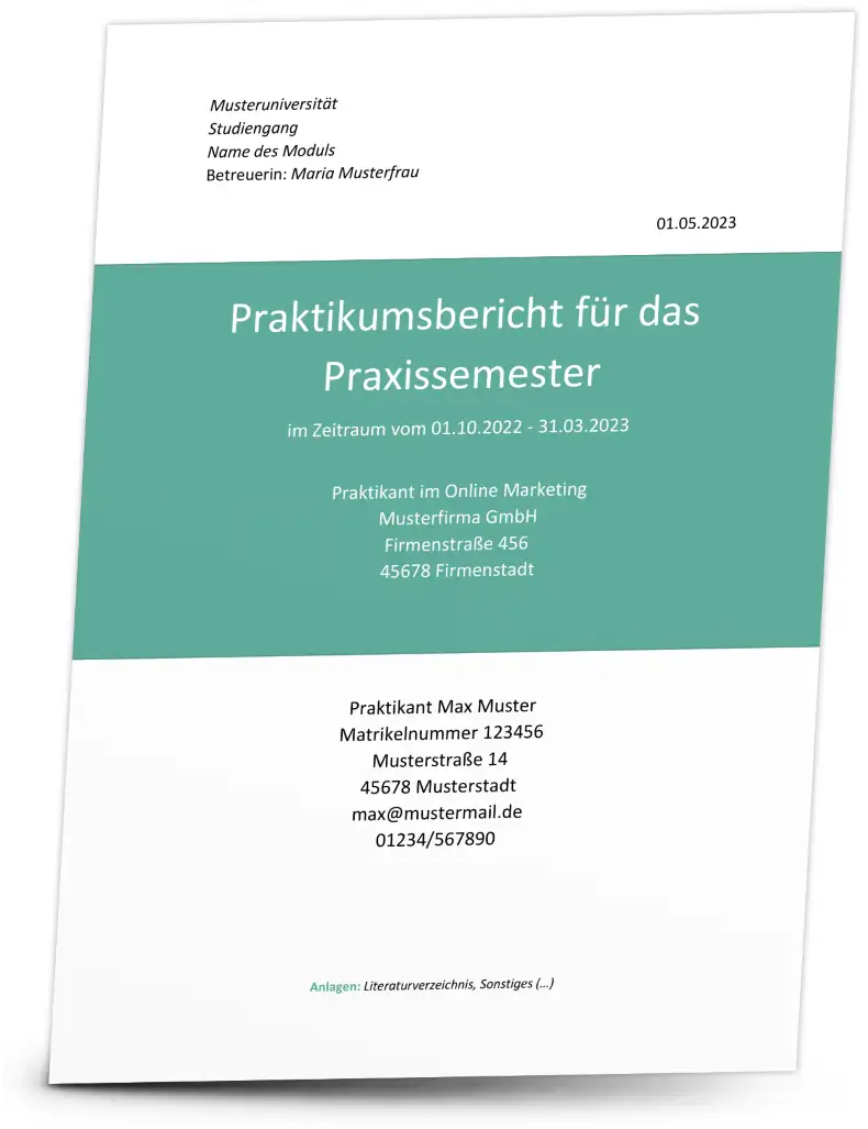 Praktikumsbericht