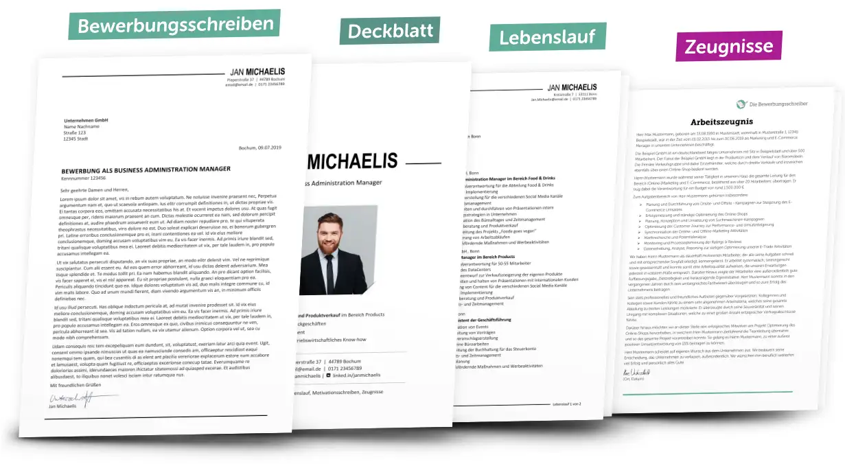 Bewerbung Zeugnisse - Reihenfolge Bewerbung Zeugnisse - Reihenfolge