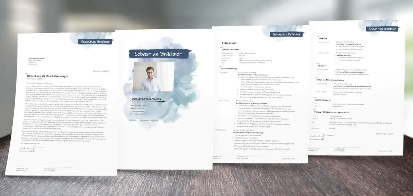 Bewerbungsdesign Kreativ
