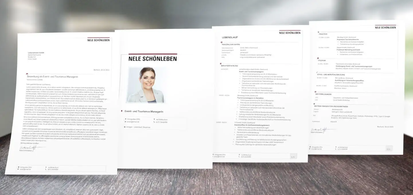 Bewerbungsdesign Motiviert