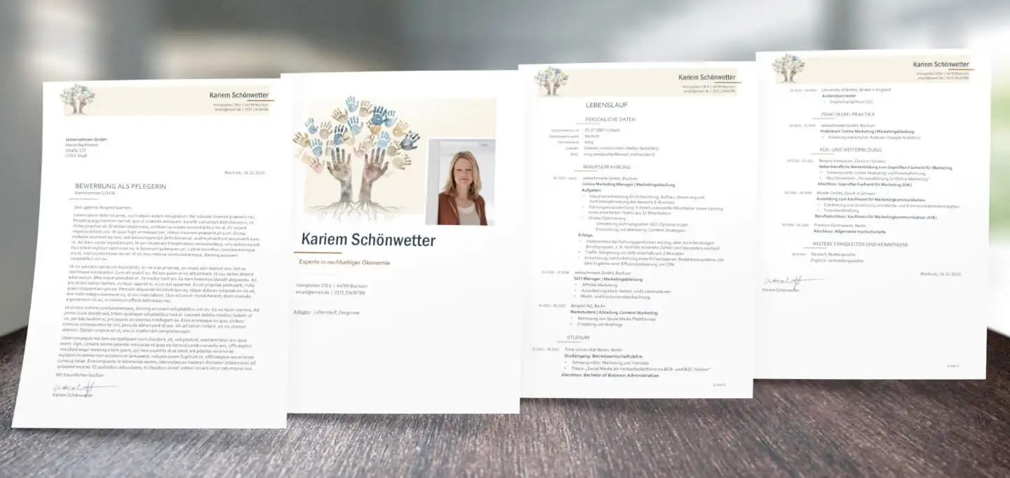 Bewerbungsdesign Recht
