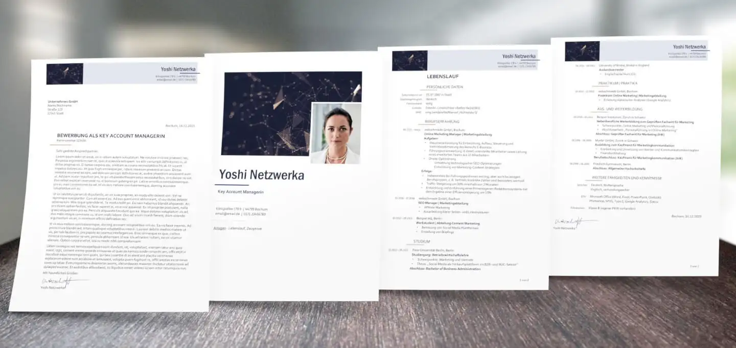 Bewerbungsdesign Networker