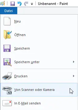 Unterschrift einscannen Unterschrift einscannen