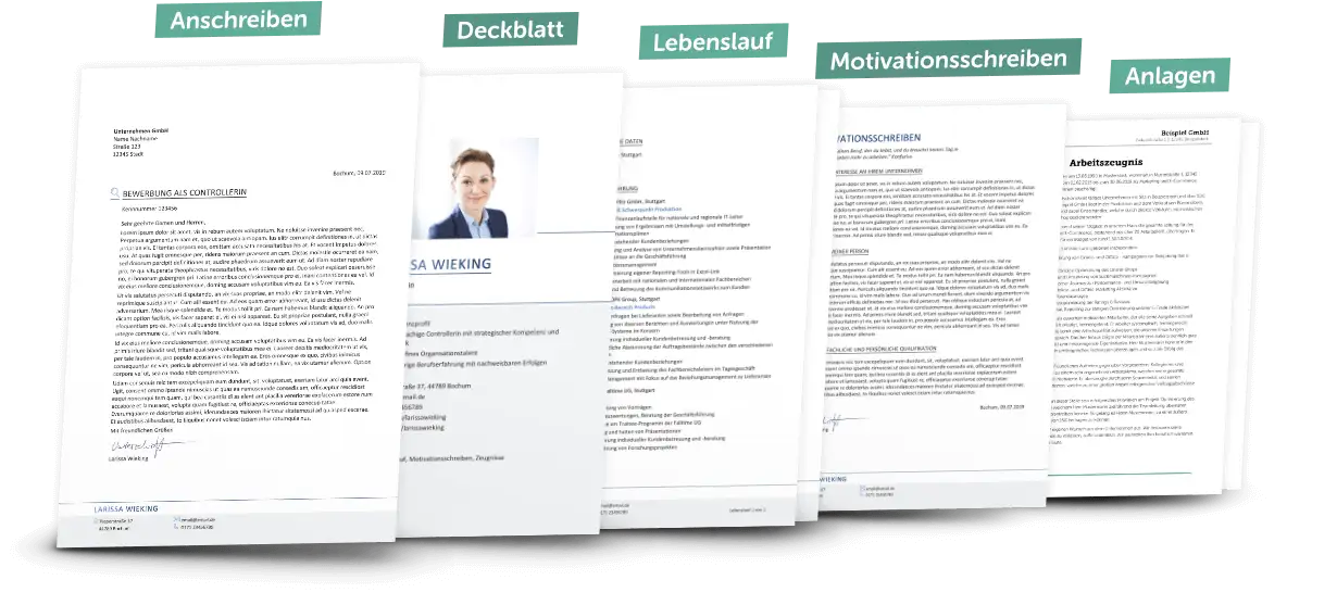 Bewerbungsunterlagen - Reihenfolge