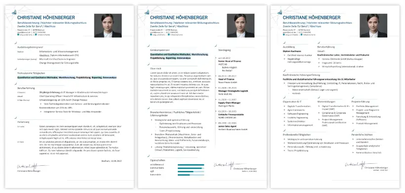 Kurzprofil erstellen lassen - Individuelle Bausteine