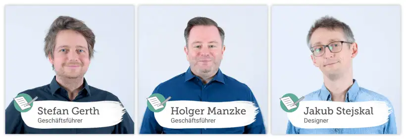 Die Bewerbungsschreiber - Portraits der Gesellschafter Die Bewerbungsschreiber - Portraits der Gesellschafter